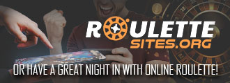 A person plays roulette live online at home